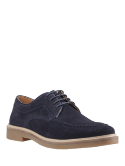 Hush Puppies Genny Suede Lace Shoes - view 2, Navy