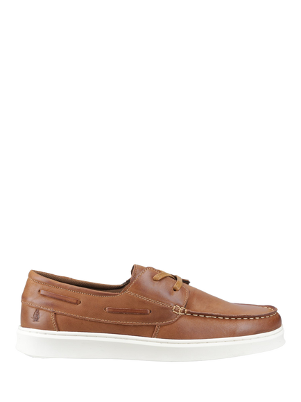Hush Puppies Madden Leather Boat Shoes, Tan, Tan