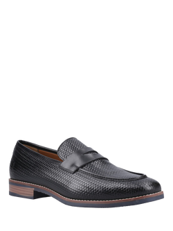 Hush Puppies Mitchell Leather Loafers, Black - view 2, Black