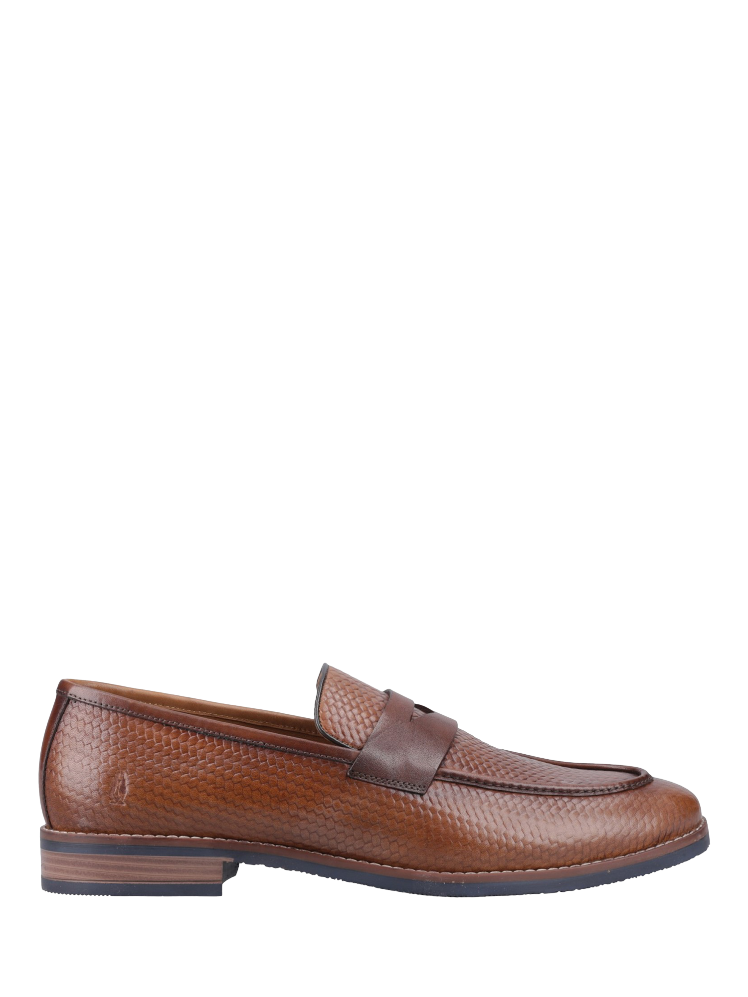 Product image 1 of 4, which shows Hush Puppies Mitchell Leather Loafers, Tan, 6