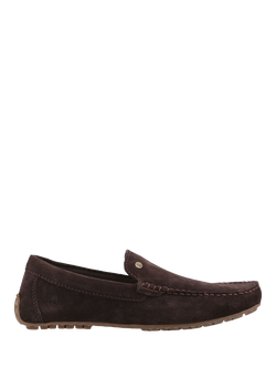 Hush Puppies Ralph Suede Slip On Loafers, Brown