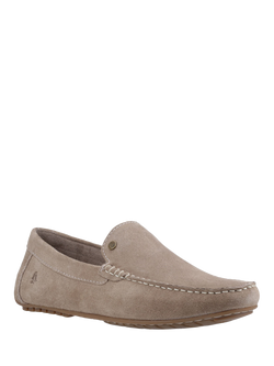 Hush Puppies Ralph Suede Slip On Loafers - view 2, Taupe