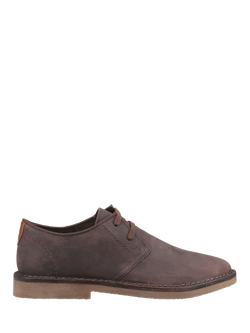 Hush Puppies Scout Lace-Up Leather Shoes, Waxy Brown, Waxy Brown
