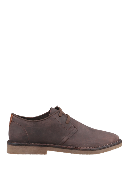 Hush Puppies Scout Lace-Up Leather Shoes, Waxy Brown, Waxy Brown