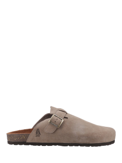 Hush Puppies Noel Suede Closed Toe Sandals, Taupe, Taupe