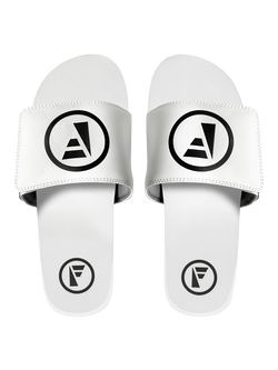 FoamLife Karmo Slider Sandals, White - view 2, White