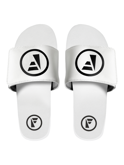 FoamLife Karmo Slider Sandals, White - view 2, White