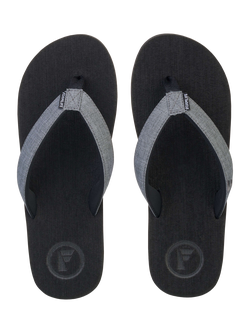 FoamLife Sharrp Flip Flops, Black/Grey - view 2, Black/Grey