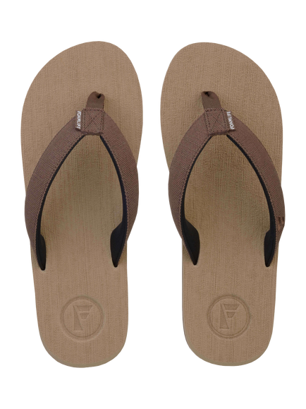 FoamLife Sully Flip Flops, Putty - view 2, Putty