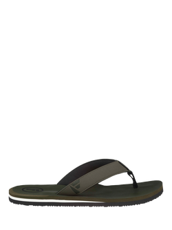 FoamLife Tarlan Flip Flops, Olive, Olive