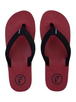 FoamLife Traa Beach Flip Flops, Clay Red/Multi - view 2, Clay Red/Multi