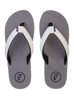 FoamLife Traa Beach Flip Flops, Stone Grey/White 044 - view 2, Stone Grey/White 044