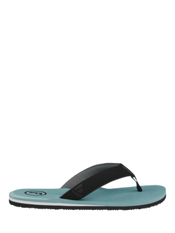 FoamLife Traa Beach Flip Flops, Steel Blue/Multi, Steel Blue/Multi