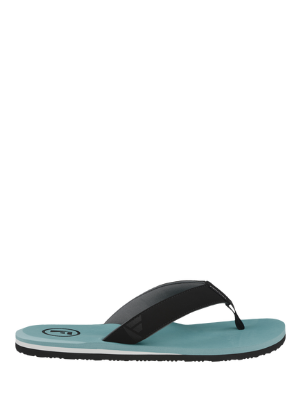 FoamLife Traa Beach Flip Flops, Steel Blue/Multi, Steel Blue/Multi