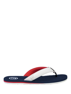 FoamLife Traad Flip Flops, Navy/Multi, Navy/Multi