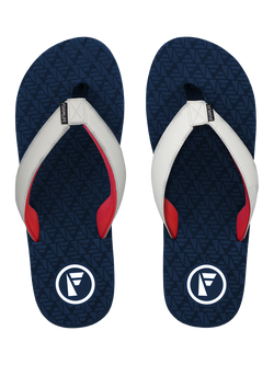 FoamLife Traad Flip Flops, Navy/Multi - view 2, Navy/Multi