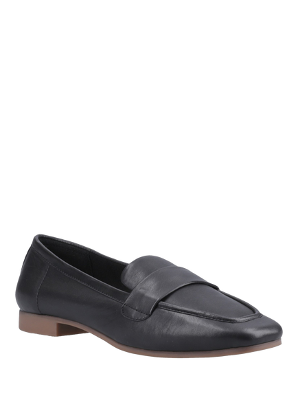 Hush Puppies Sutton Leather Loafers, Black - view 2, Black