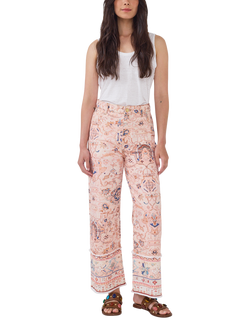 Hayley Menzies Desert Loom Wide Leg Jeans, Desert Loom - Pink, Desert Loom - Pink