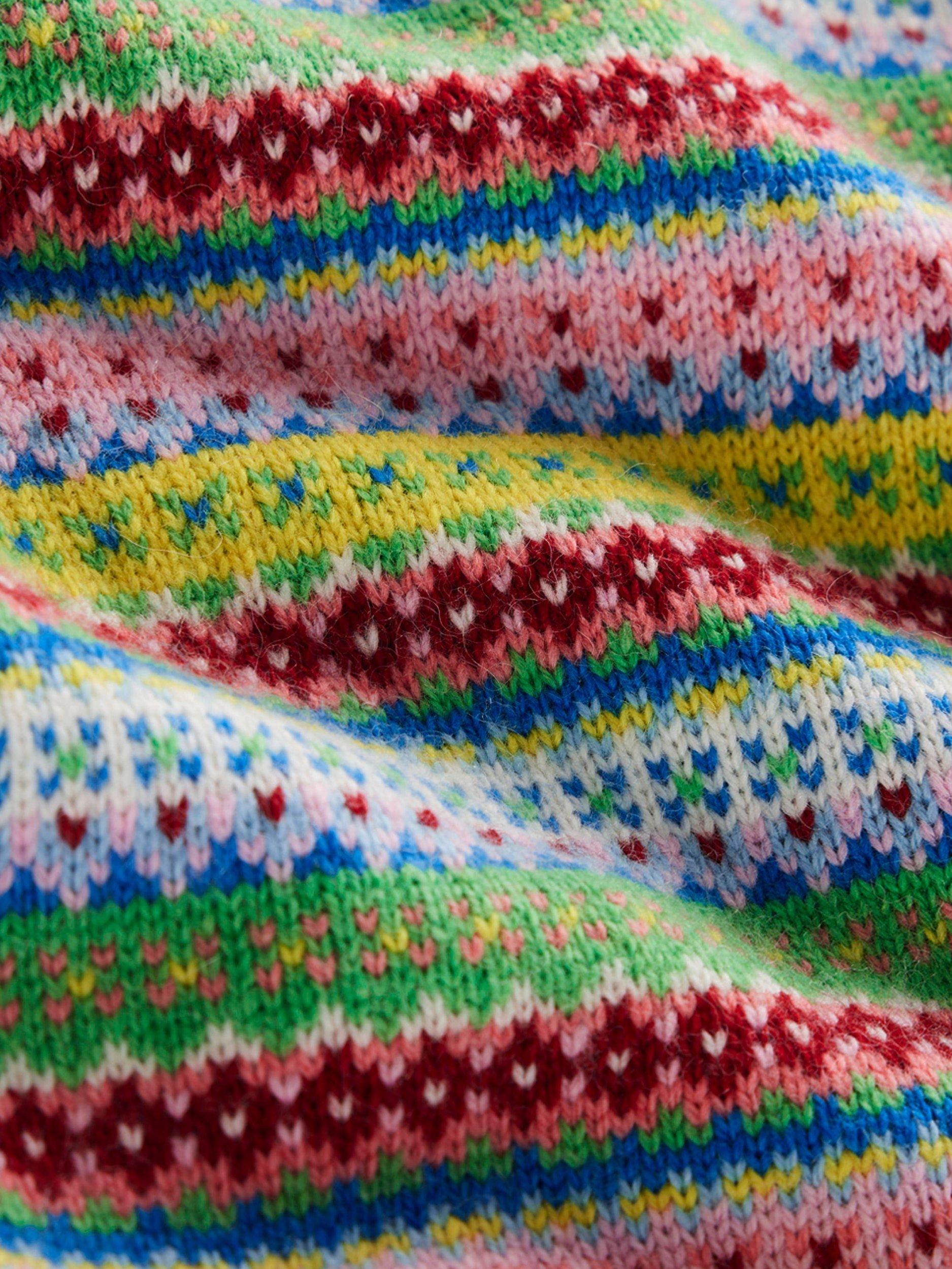 Product image 6 of 6, which shows Boden Edie Fair Isle Wool Blend Jumper, Multi, XS