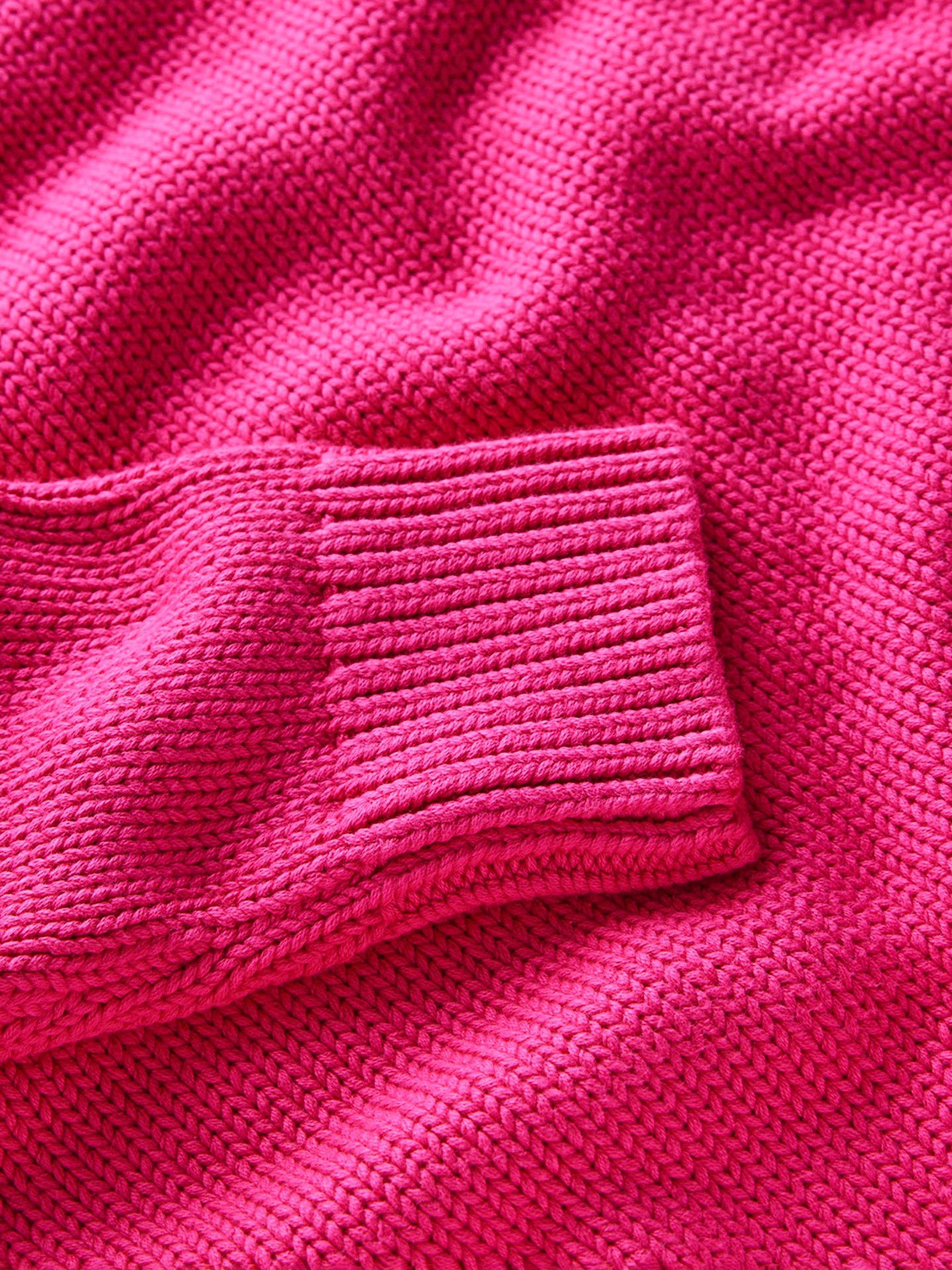 Product image 7 of 7, which shows Boden Lucy Oversized Jumper, Pink Peony, XS