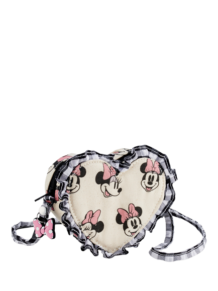 Small Stuff Kids' Minnie Mouse Frill Crossbody Bag, White, White