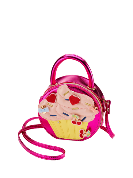 Stych Kids' Cupcake Cross Body Bag, Pink, Pink