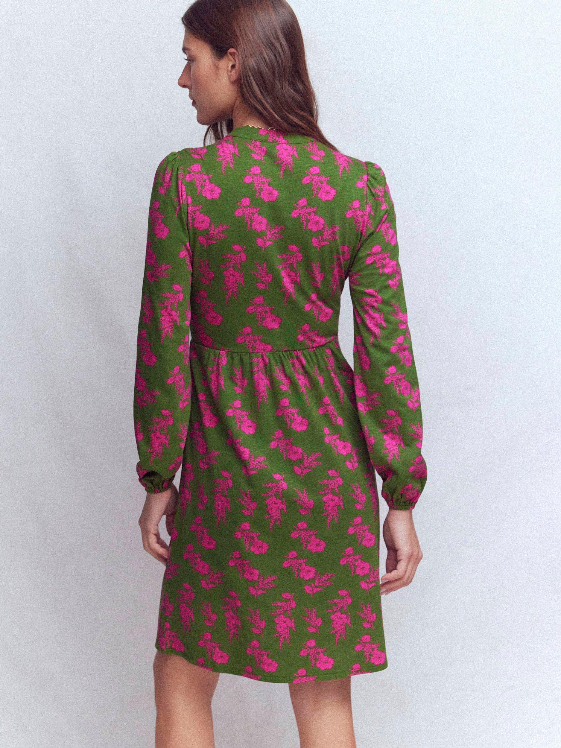 slim fit dress slacks Flower Hem Occasion Dress-Salmon Pink main image 0