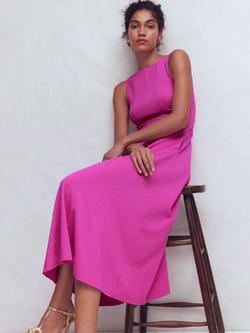 Boden Scarlet Sleeveless Ponte Dress containing LENZING™ ECOVERO™ Viscose, Passion Flower - view 2, Passion Flower