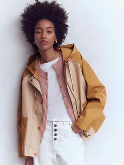 Boden Colour Bock Lightweight Raincoat, Brown