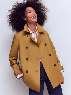 Boden Heart Swing Trench Jacket, Dijon, Dijon