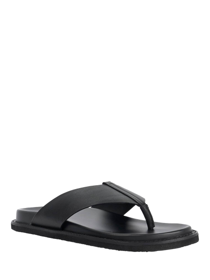 Dune London Irvin Leather Sandals, Black - view 2, Black