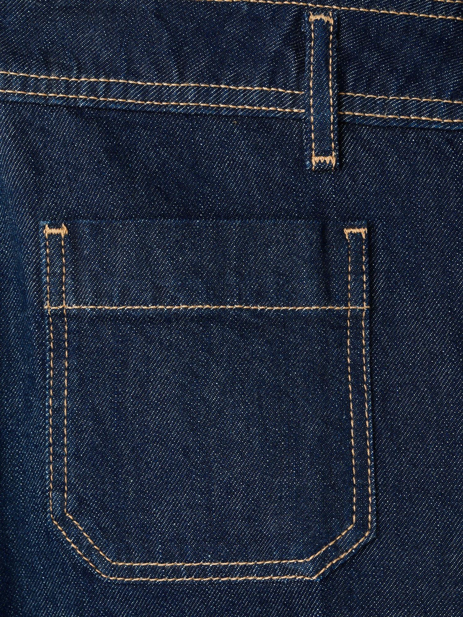 Product image 5 of 9, which shows Mango Jessie Wide Leg Jeans, Dark Blue, 10