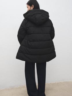 Mango Tokyo Water Repellent Puffer Jacket, Black - view 2, Black