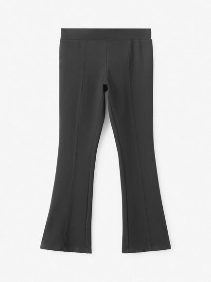 Mango Kids' Nerve Adjustable Waist Leggings, Black, Black