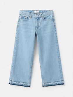 Mango Kids' Culotte Jeans, Blue, Blue