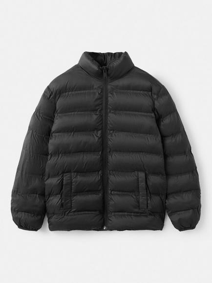 Mango Kids' Unico Wayerproof Quilted Jacket, Black