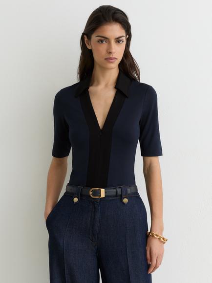 Reiss Denny Polo Shirt, Navy/Black, Navy/Black