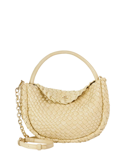 Dune London Dinideliberate Woven Grab Bag, Yellow, Yellow