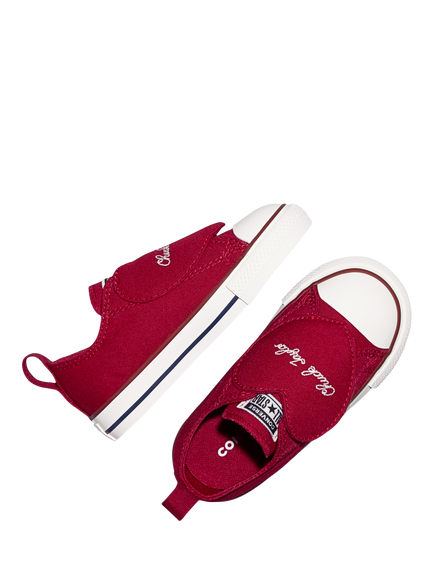 Converse Kids' All Star Chuck Canvas Heart Shoes, Da/Wh/Bl - view 2, Da/Wh/Bl