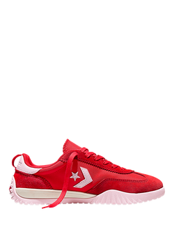 Converse Kids' Run Star Lace Up Trainers, Red/Egret, Red/Egret