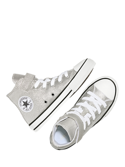 Converse Kids' Chuck Taylor Easy On High Top Trainers, Light Grey - view 2, Light Grey