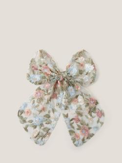 Monsoon Kids' Azalea Bow Hair Clip, Multi, Multi