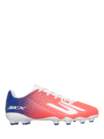 Skechers Kids' SKX_2 Jr Youth MG Football Boots, Black/Blue/Pink, Black/Blue/Pink