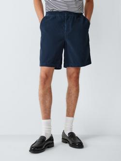 John Lewis Corduroy Drawstring Waist Shorts, Blue