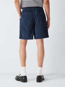 John Lewis Corduroy Drawstring Waist Shorts - view 2, Blue