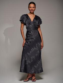 formal grey dress for women Classic Mother Of The Groom Dresses Grey Long Sleeve Luxury Beading V Neck Sash Formal Gowns With Train main image 0