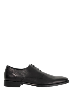 Dune London Sole Wide Fit Leather Brogues, Black, Black