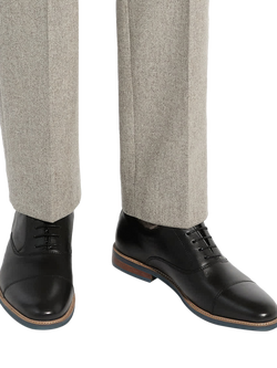 Dune London Stanlakes Wide Fit Leather Oxford Shoes - view 2, Black