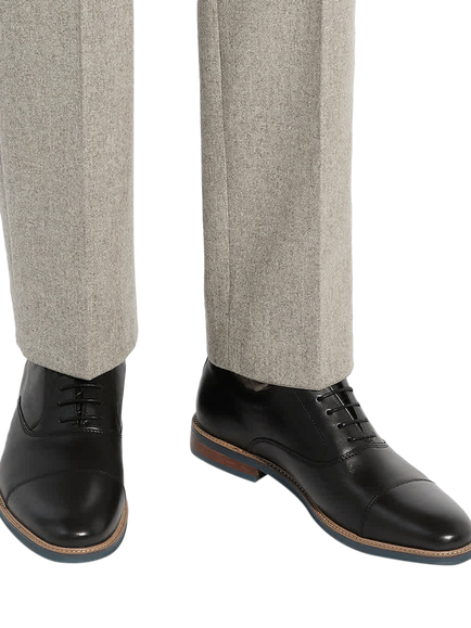 Dune London Stanlakes Wide Fit Leather Oxford Shoes - view 2, Black