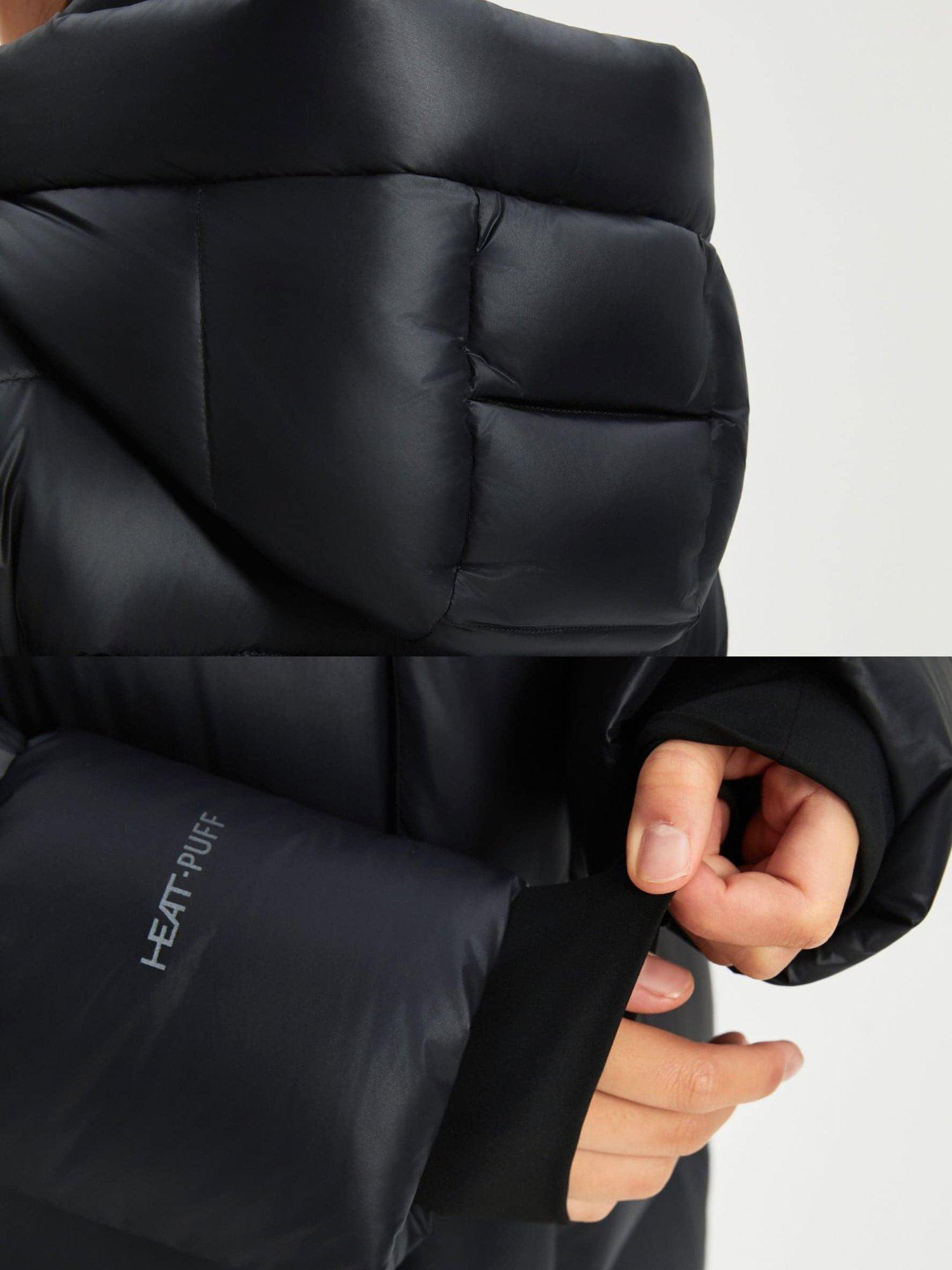 Product image 5 of 6, which shows Bosideng Goose Down Full Length Puffer Coat, Coal, XL